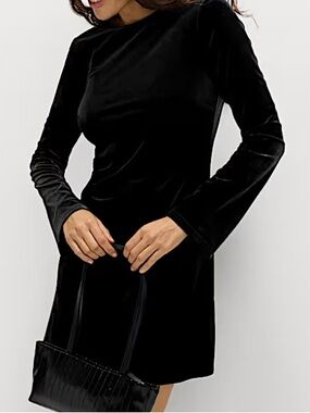 H&M | Dresses | Hm Mock Turtleneck Knit Dress | Poshmark